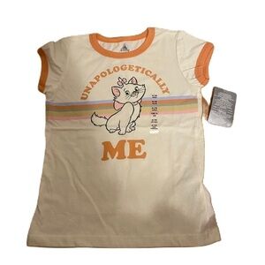 Aristocats T-shirt Medium 7/8 Disney Store NEW Girls Marie Unapologetically Me